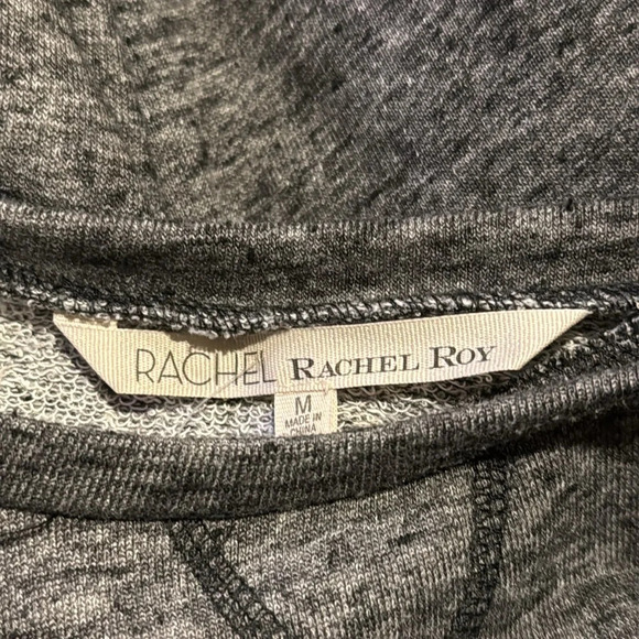 RACHEL Rachel Roy Women’s Medium Sweater Studded Uneven Hems - Picture 7 of 8